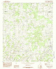 Murchison West Texas Historical topographic map, 1:24000 scale, 7.5 X 7.5 Minute, Year 1984
