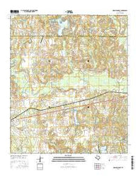Murchison East Texas Current topographic map, 1:24000 scale, 7.5 X 7.5 Minute, Year 2016