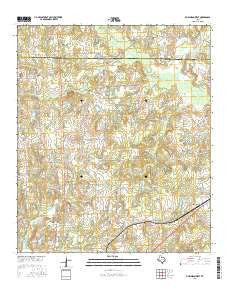 Murchison West Texas Current topographic map, 1:24000 scale, 7.5 X 7.5 Minute, Year 2016