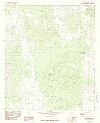 Murph Draw Texas Historical topographic map, 1:24000 scale, 7.5 X 7.5 Minute, Year 1984
