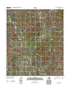 Murph Draw Texas Historical topographic map, 1:24000 scale, 7.5 X 7.5 Minute, Year 2012