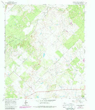 Murphy Creek Texas Historical topographic map, 1:24000 scale, 7.5 X 7.5 Minute, Year 1965
