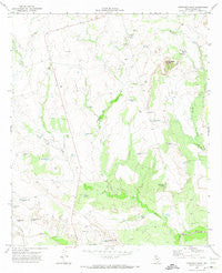 Mushaway Peak Texas Historical topographic map, 1:24000 scale, 7.5 X 7.5 Minute, Year 1970