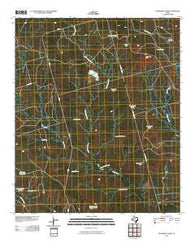 Mushaway Peak Texas Historical topographic map, 1:24000 scale, 7.5 X 7.5 Minute, Year 2010