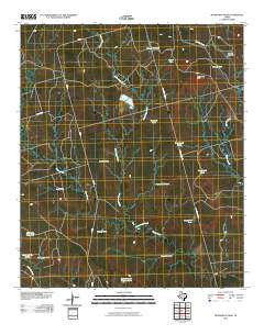 Mushaway Peak Texas Historical topographic map, 1:24000 scale, 7.5 X 7.5 Minute, Year 2010