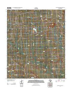 Mushaway Peak Texas Historical topographic map, 1:24000 scale, 7.5 X 7.5 Minute, Year 2012