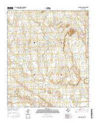 Mushaway Peak Texas Current topographic map, 1:24000 scale, 7.5 X 7.5 Minute, Year 2016