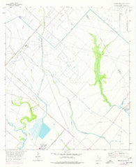 Mustang Bayou Texas Historical topographic map, 1:24000 scale, 7.5 X 7.5 Minute, Year 1963