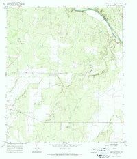 Mustang Creek Texas Historical topographic map, 1:24000 scale, 7.5 X 7.5 Minute, Year 1967