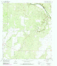 Mustang Creek Texas Historical topographic map, 1:24000 scale, 7.5 X 7.5 Minute, Year 1967