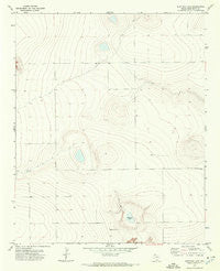 Mustang Lake Texas Historical topographic map, 1:24000 scale, 7.5 X 7.5 Minute, Year 1971