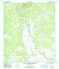 Mustang Valley Texas Historical topographic map, 1:24000 scale, 7.5 X 7.5 Minute, Year 1969