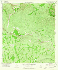Mustang Waterhole Texas Historical topographic map, 1:24000 scale, 7.5 X 7.5 Minute, Year 1974