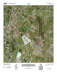 Mustang Bayou Texas Historical topographic map, 1:24000 scale, 7.5 X 7.5 Minute, Year 2010
