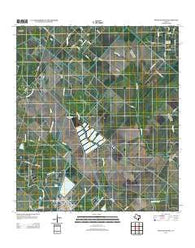 Mustang Bayou Texas Historical topographic map, 1:24000 scale, 7.5 X 7.5 Minute, Year 2013