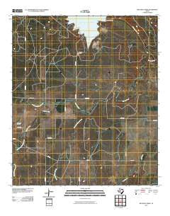 Mustang Creek Texas Historical topographic map, 1:24000 scale, 7.5 X 7.5 Minute, Year 2010