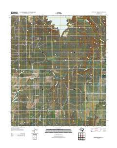 Mustang Creek Texas Historical topographic map, 1:24000 scale, 7.5 X 7.5 Minute, Year 2013