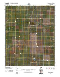 Mustang Lake Texas Historical topographic map, 1:24000 scale, 7.5 X 7.5 Minute, Year 2010