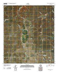 Mustang Valley Texas Historical topographic map, 1:24000 scale, 7.5 X 7.5 Minute, Year 2010