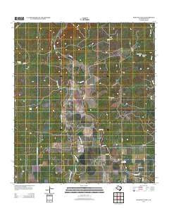 Mustang Valley Texas Historical topographic map, 1:24000 scale, 7.5 X 7.5 Minute, Year 2012
