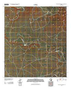 Mustang Waterhole Texas Historical topographic map, 1:24000 scale, 7.5 X 7.5 Minute, Year 2010