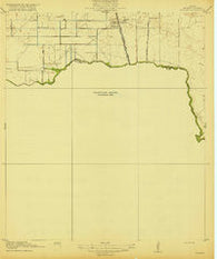 Mykawa Texas Historical topographic map, 1:31680 scale, 7.5 X 7.5 Minute, Year 1920