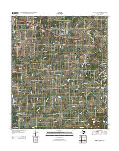 Myrtle Springs Texas Historical topographic map, 1:24000 scale, 7.5 X 7.5 Minute, Year 2012