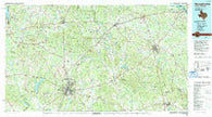 Nacogdoches Texas Historical topographic map, 1:100000 scale, 30 X 60 Minute, Year 1992