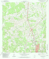 Nacogdoches North Texas Historical topographic map, 1:24000 scale, 7.5 X 7.5 Minute, Year 1983