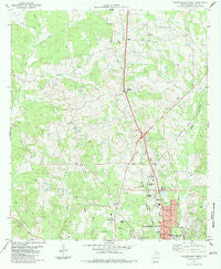 Nacogdoches North Texas Historical topographic map, 1:24000 scale, 7.5 X 7.5 Minute, Year 1983