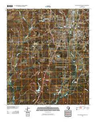 Nacogdoches South Texas Historical topographic map, 1:24000 scale, 7.5 X 7.5 Minute, Year 2010