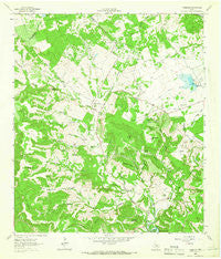 Nameless Texas Historical topographic map, 1:24000 scale, 7.5 X 7.5 Minute, Year 1962