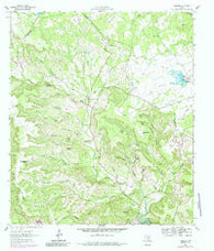 Nameless Texas Historical topographic map, 1:24000 scale, 7.5 X 7.5 Minute, Year 1962