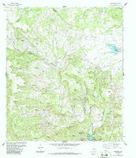 Nameless Texas Historical topographic map, 1:24000 scale, 7.5 X 7.5 Minute, Year 1986
