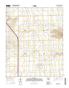 Nance Ranch Texas Current topographic map, 1:24000 scale, 7.5 X 7.5 Minute, Year 2016