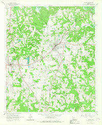 Naples Texas Historical topographic map, 1:24000 scale, 7.5 X 7.5 Minute, Year 1965