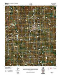 Naples Texas Historical topographic map, 1:24000 scale, 7.5 X 7.5 Minute, Year 2010