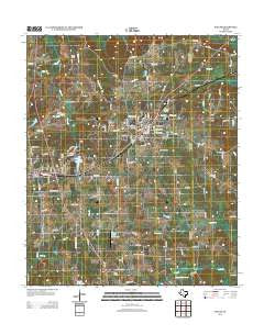 Naples Texas Historical topographic map, 1:24000 scale, 7.5 X 7.5 Minute, Year 2012