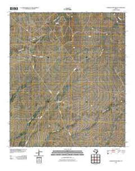 Narrow Bow Draw Texas Historical topographic map, 1:24000 scale, 7.5 X 7.5 Minute, Year 2010