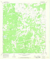 Naruna Texas Historical topographic map, 1:24000 scale, 7.5 X 7.5 Minute, Year 1967