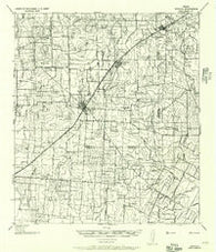Natalia Texas Historical topographic map, 1:62500 scale, 15 X 15 Minute, Year 1942