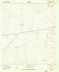 Nations South Well Texas Historical topographic map, 1:24000 scale, 7.5 X 7.5 Minute, Year 1955
