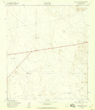 Nations South Well Texas Historical topographic map, 1:24000 scale, 7.5 X 7.5 Minute, Year 1955