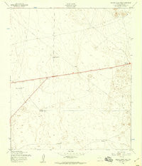Nations South Well Texas Historical topographic map, 1:24000 scale, 7.5 X 7.5 Minute, Year 1955