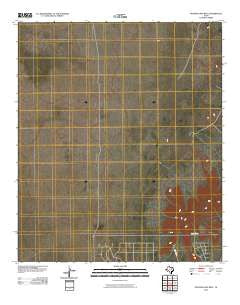 Nations East Well Texas Historical topographic map, 1:24000 scale, 7.5 X 7.5 Minute, Year 2010