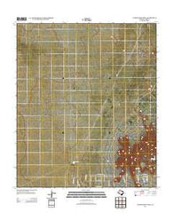 Nations East Well Texas Historical topographic map, 1:24000 scale, 7.5 X 7.5 Minute, Year 2012