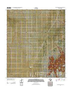 Nations East Well Texas Historical topographic map, 1:24000 scale, 7.5 X 7.5 Minute, Year 2012