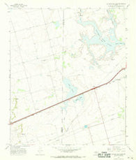 Natural Dam Lake Texas Historical topographic map, 1:24000 scale, 7.5 X 7.5 Minute, Year 1966