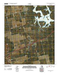Natural Dam Lake Texas Historical topographic map, 1:24000 scale, 7.5 X 7.5 Minute, Year 2010