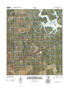 Natural Dam Lake Texas Historical topographic map, 1:24000 scale, 7.5 X 7.5 Minute, Year 2012